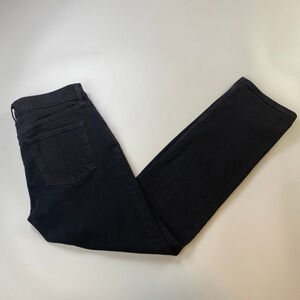 Women's GAP Black '90s Straight High Rise Jeans Size 30 Normcore Classic Casual